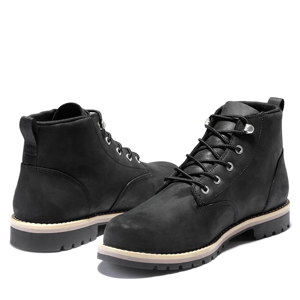 Botas de Seguridad Timberland Hombre Redwood Falls Waterproof Negras - Chile EQC-786419